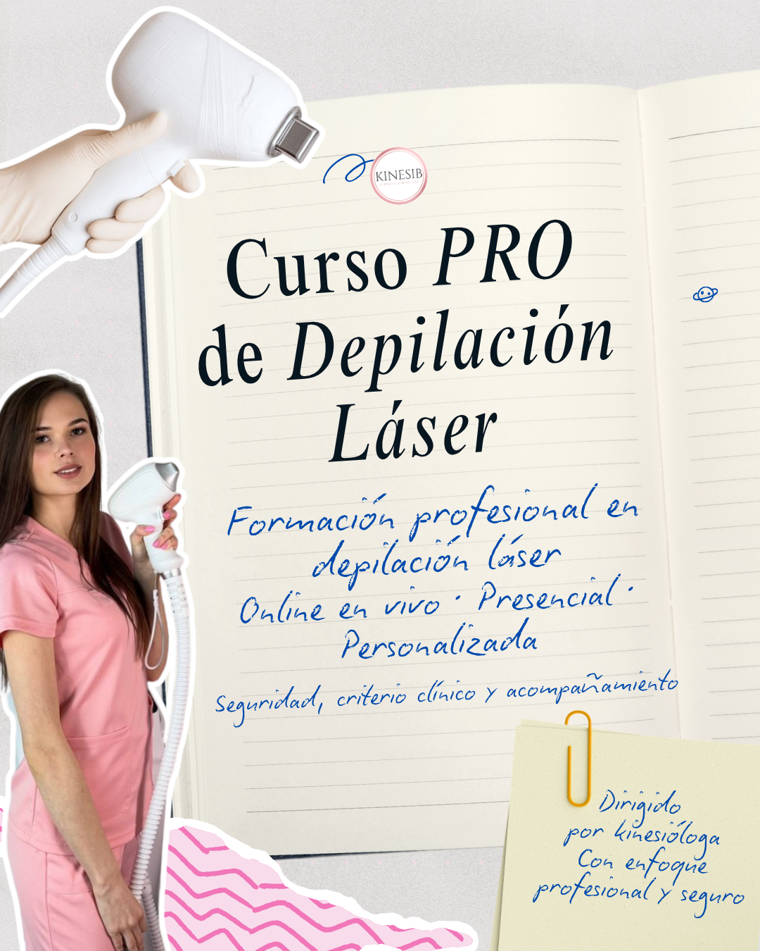 Portada del Curso PRO de Láser Estético