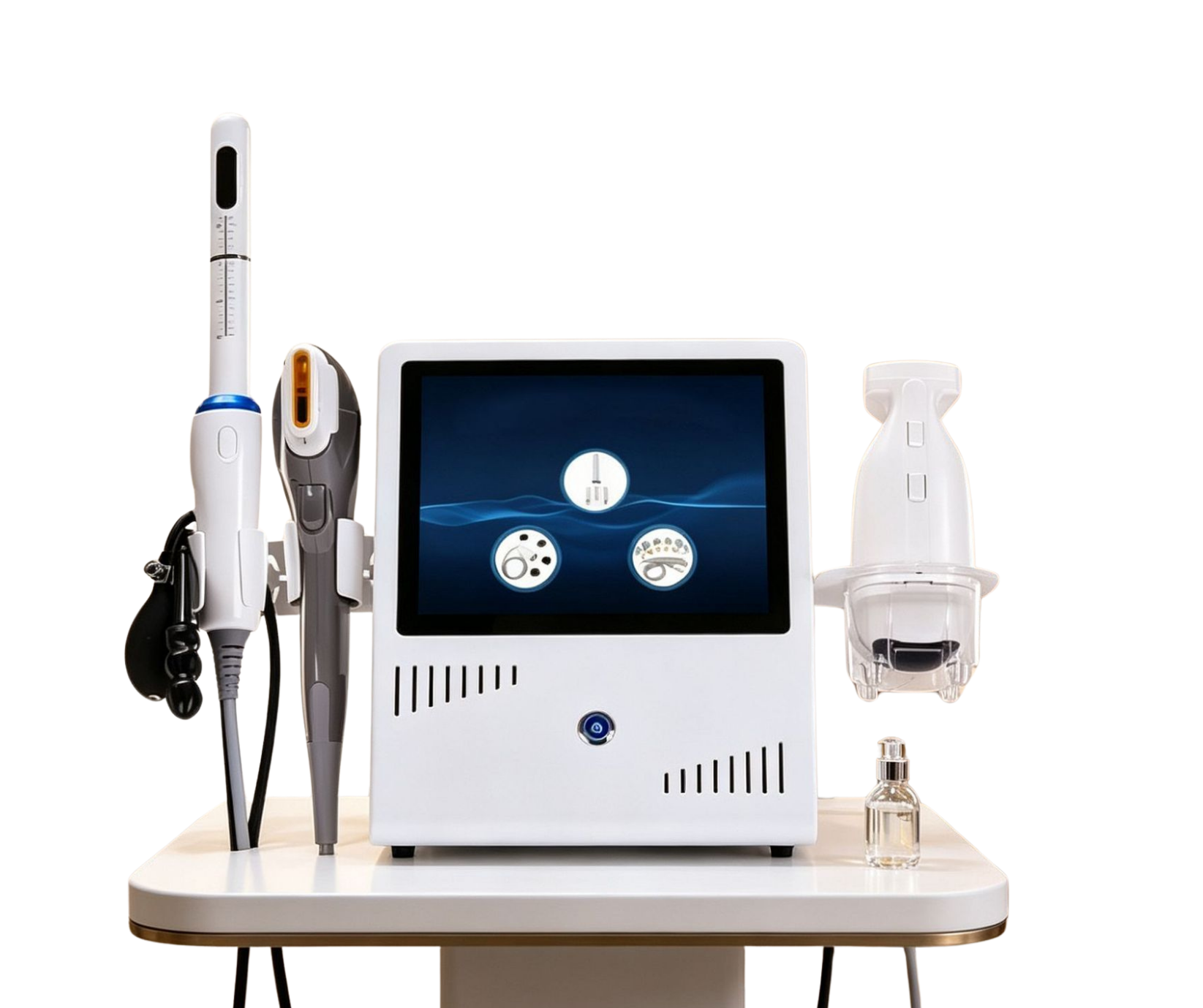 HIFU 3 en 1 · equipo y aplicadores