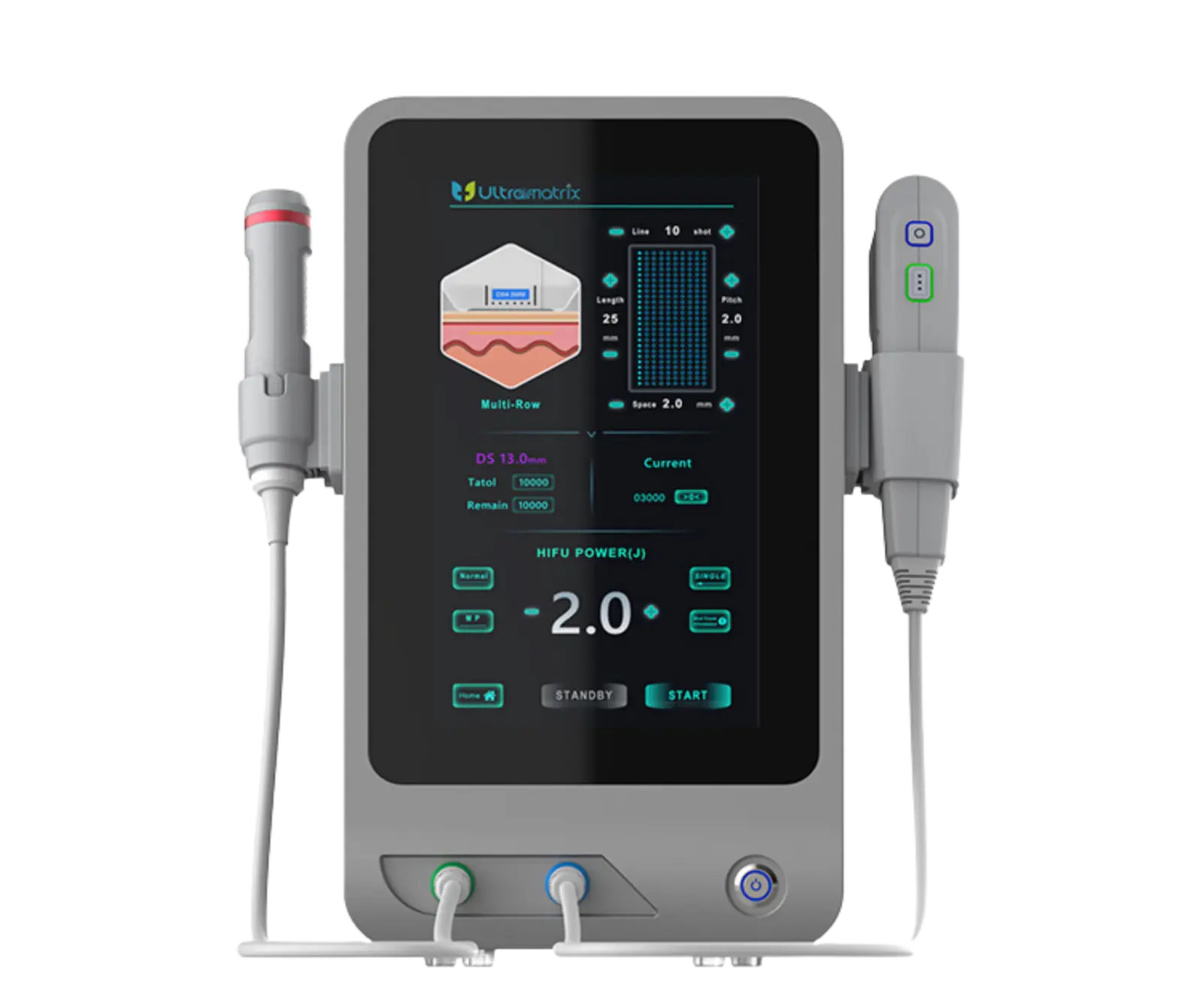 HIFU Pro 12D MPT · vista lateral